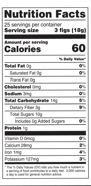 Terrasoul Superfoods comparación de tamaño de higos para porciones prácticas