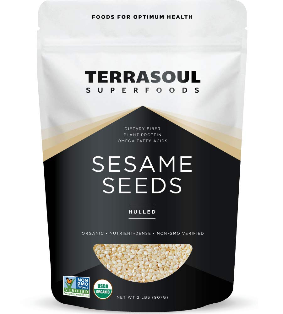 Terrasoul Superfoods frente del empaque mostrando 2 libras y etiqueta orgánica