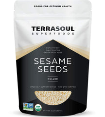 Terrasoul Superfoods frente del empaque mostrando 2 libras y etiqueta orgánica