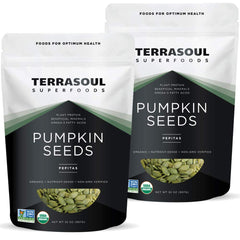 Terrasoul Superfoods paquete frontal mostrando 4 lb y sin sal, para compra a granel