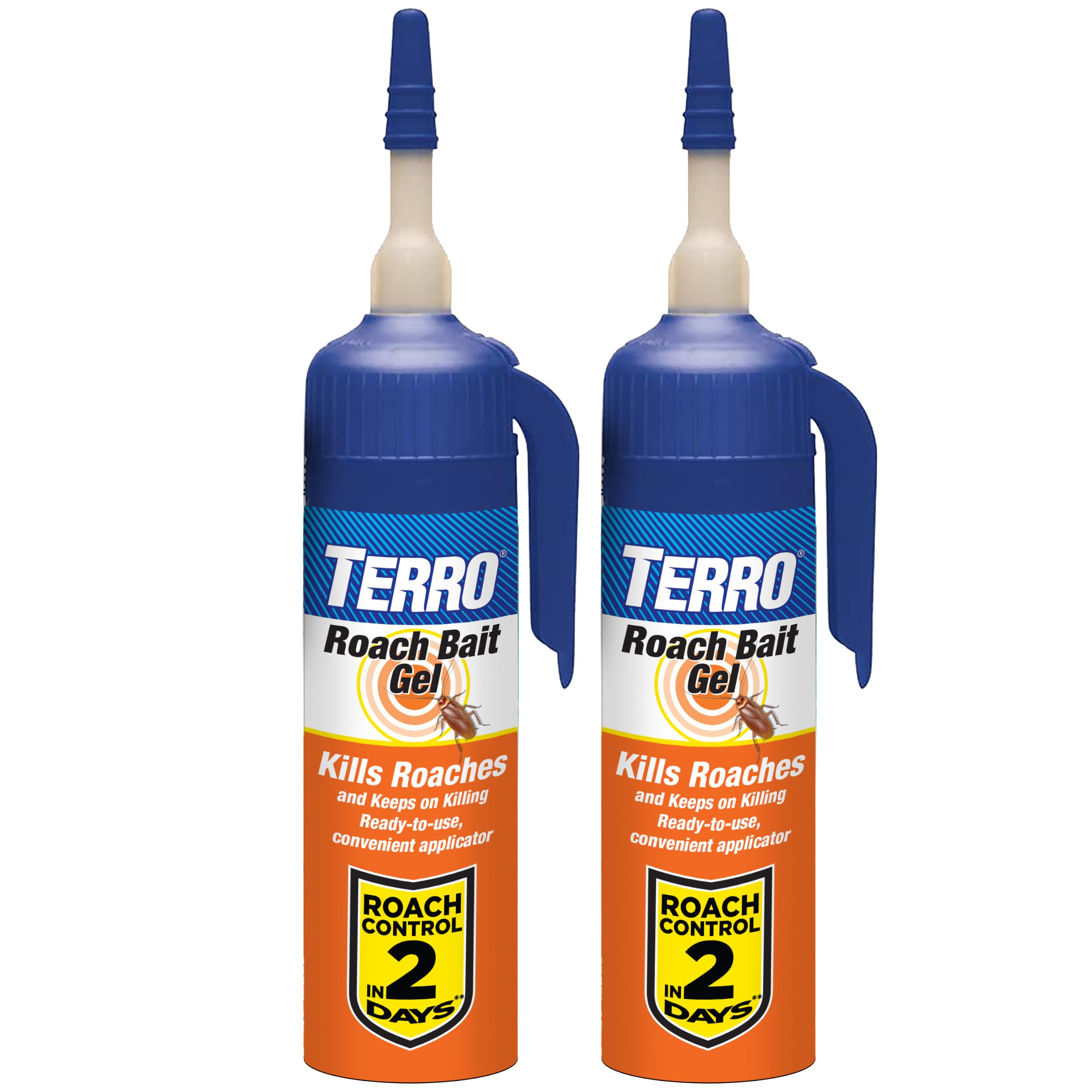Terro front packaging showing two syringes and clear product benefits