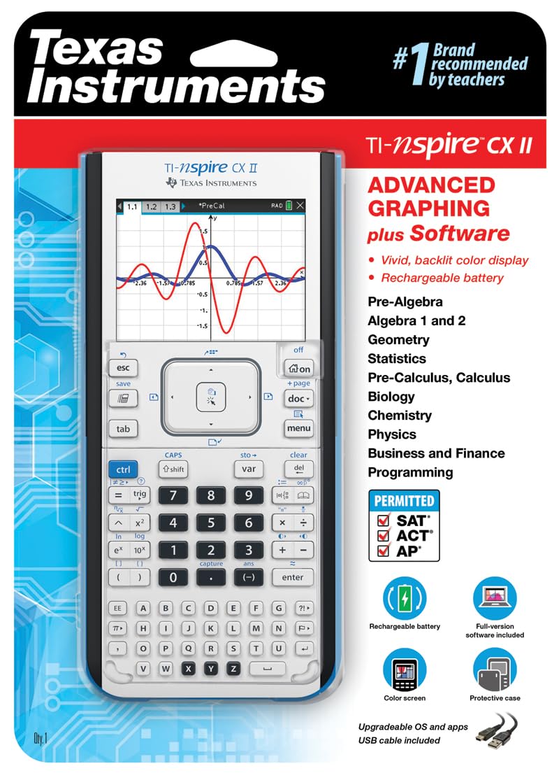 Texas Instruments calculadora en manos de estudiante facilitando aprendizaje