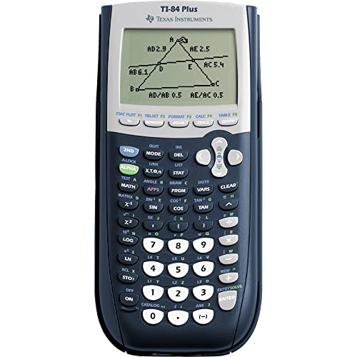 Texas Instruments TI-84 Plus detalle de pantalla a color mostrando gráfico, facilita interpretación visual