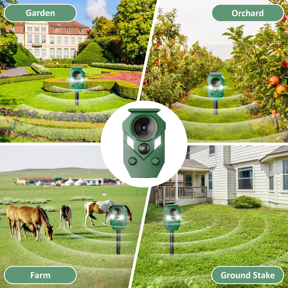 TFKK four units placed across yard showing multi-point coverage benefit