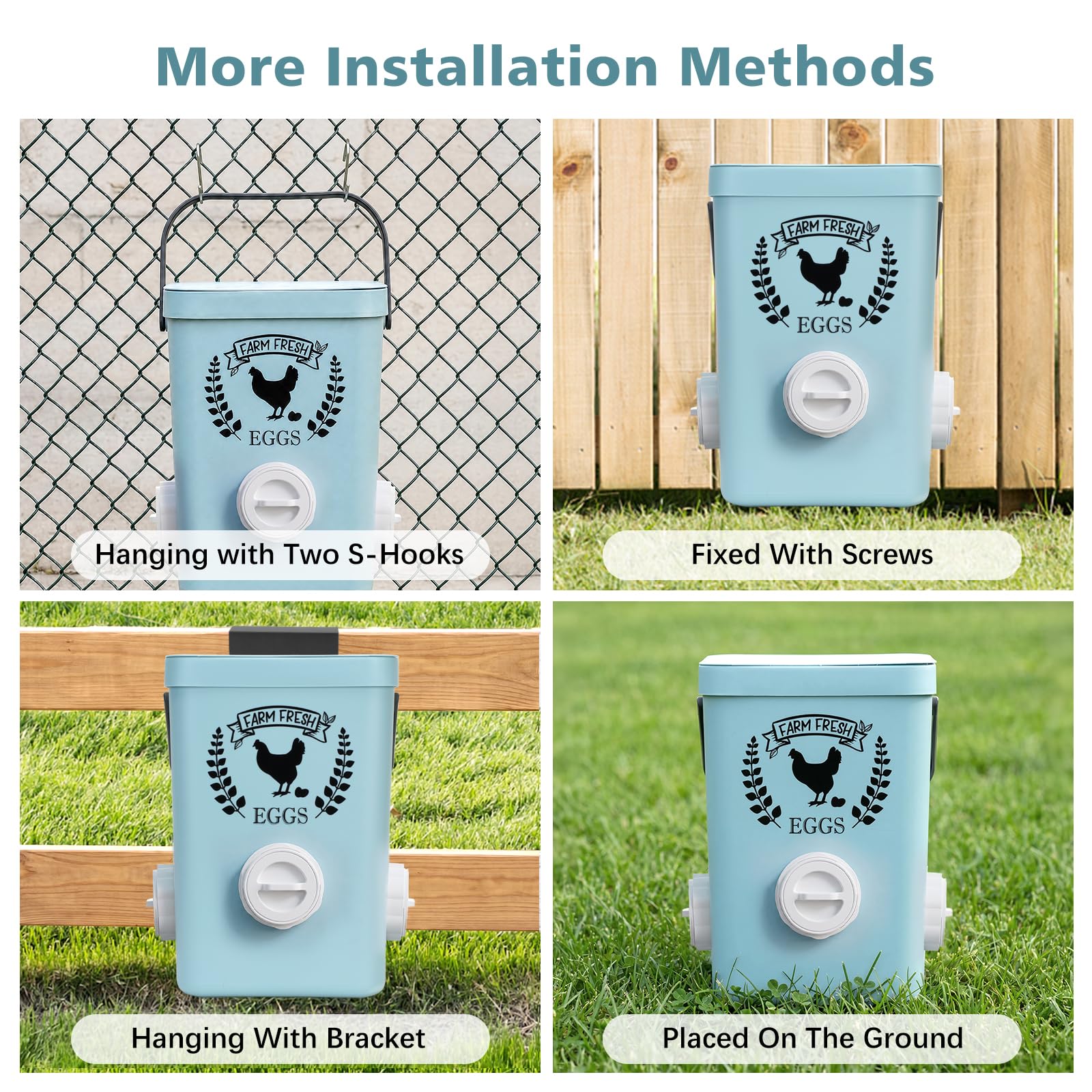 Tgeyd waterer profile highlighting 3-gallon reservoir for fewer refills
