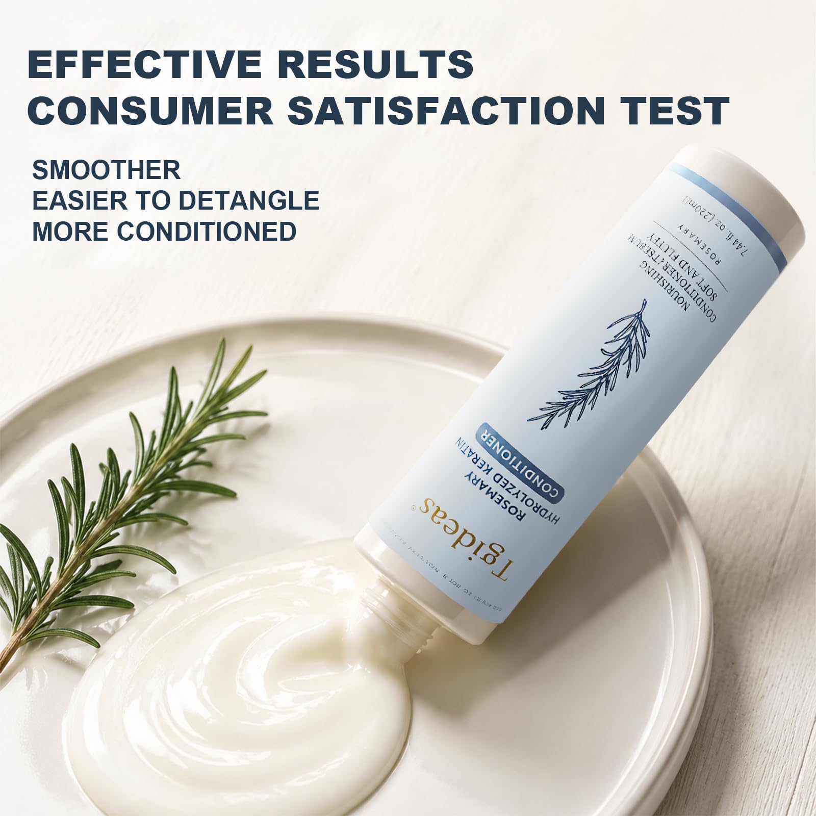 Tgideas aplicación sobre cabello húmedo para suavizar y desenredar