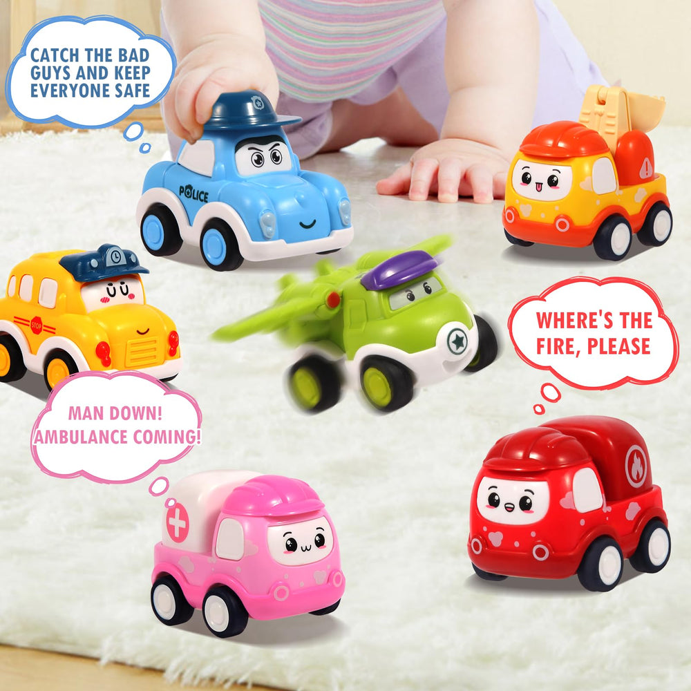 TGXLAK coches en movimiento demostrando mecanismo pull-back divertido