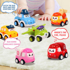 TGXLAK coches en movimiento demostrando mecanismo pull-back divertido