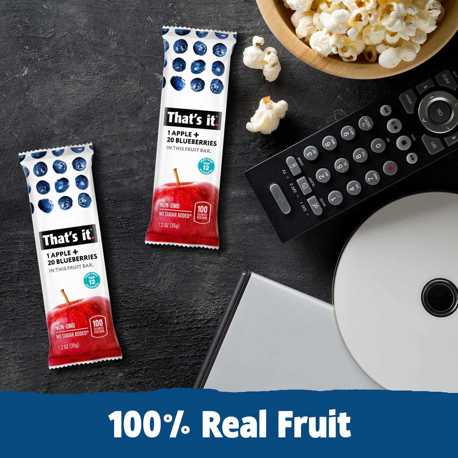 That’s it. ingredientes naturales: montones de fruta que reflejan pureza del producto