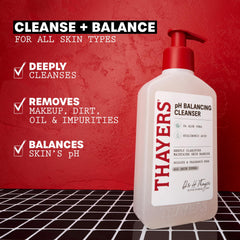 THAYERS limpieza en mano con espuma leve que beneficia piel equilibrada