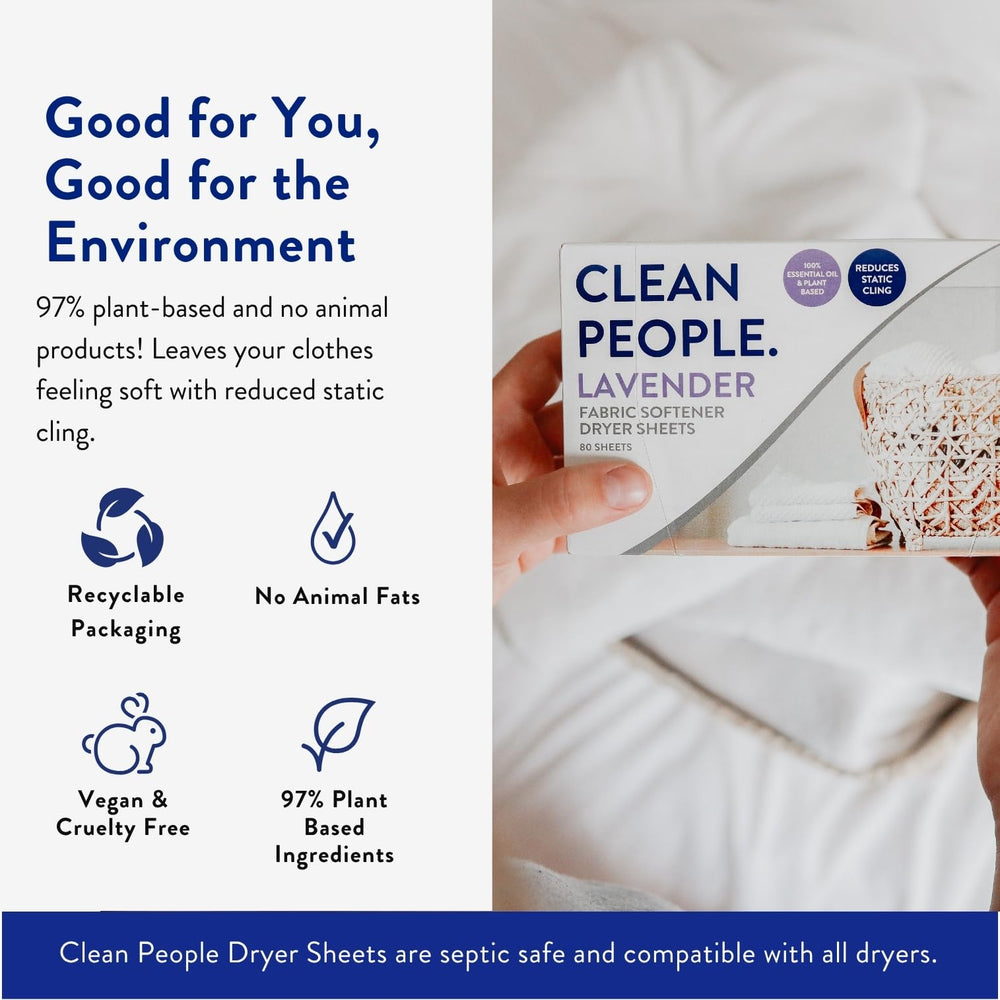 THE CLEAN PEOPLE etiqueta con ingredientes 97% vegetales listados