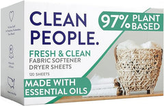 THE CLEAN PEOPLE empaque frontal mostrando 120 hojas y beneficio ecológico