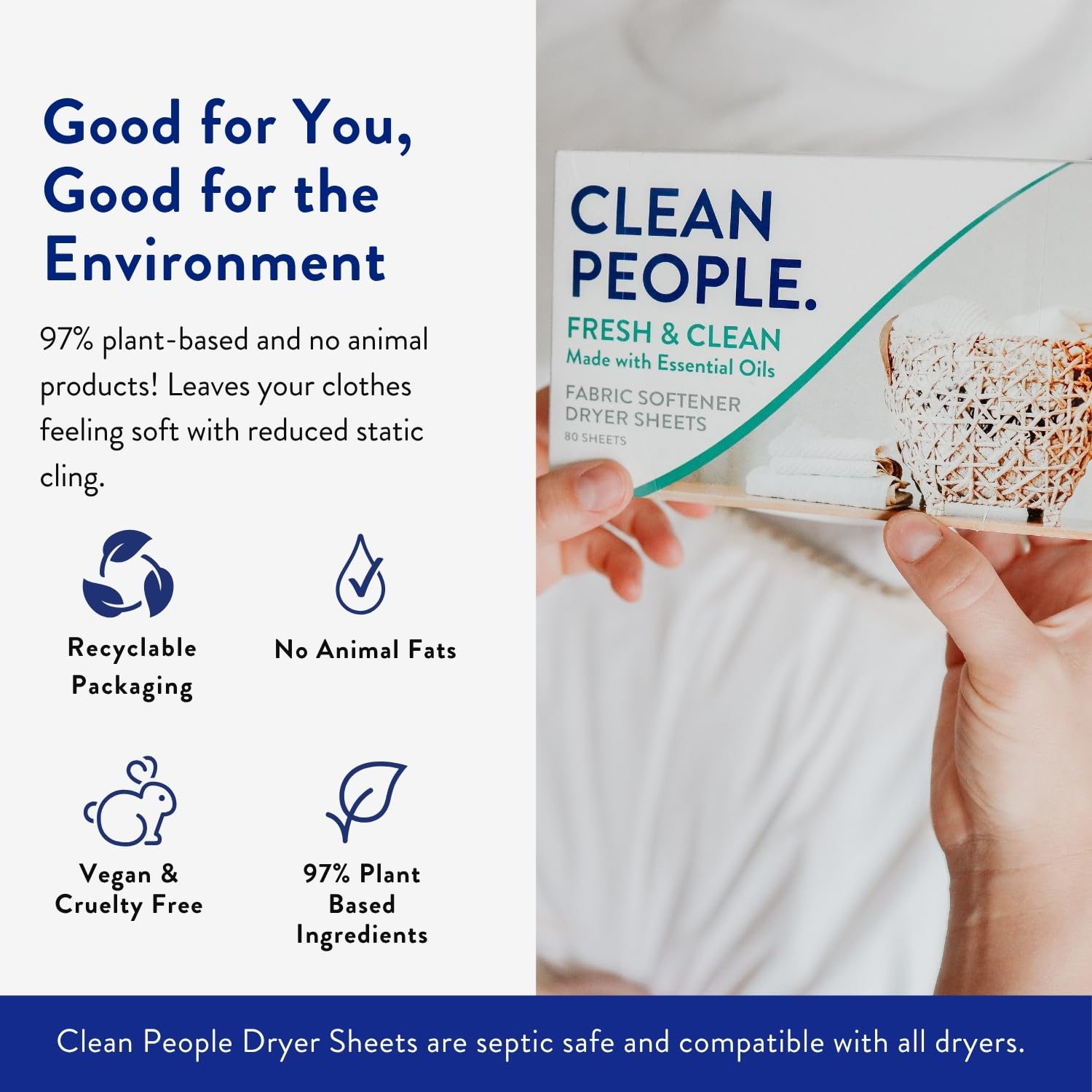 THE CLEAN PEOPLE etiqueta con ingredientes naturales y ventaja vegana