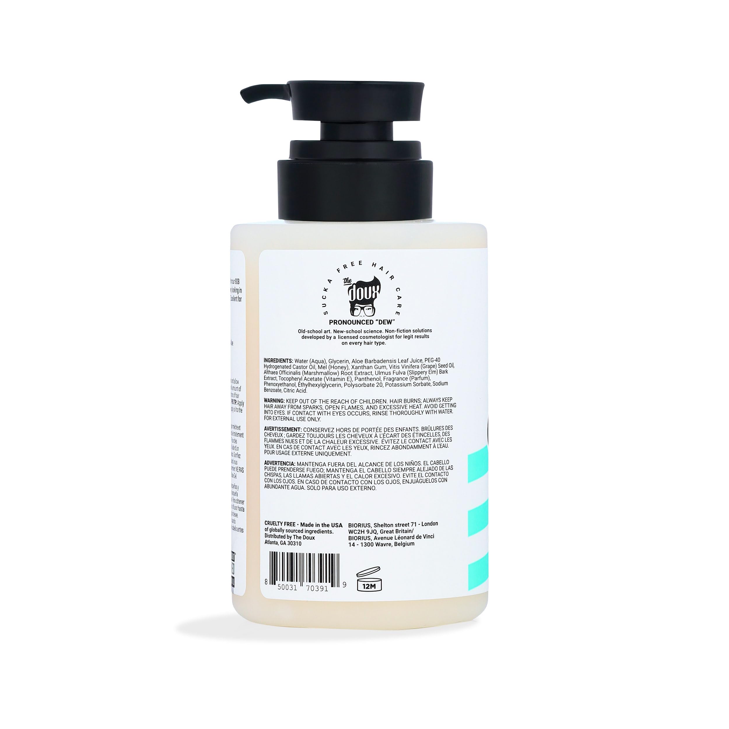 The Doux textura del gel 808 BASE detallada, hidratación visible