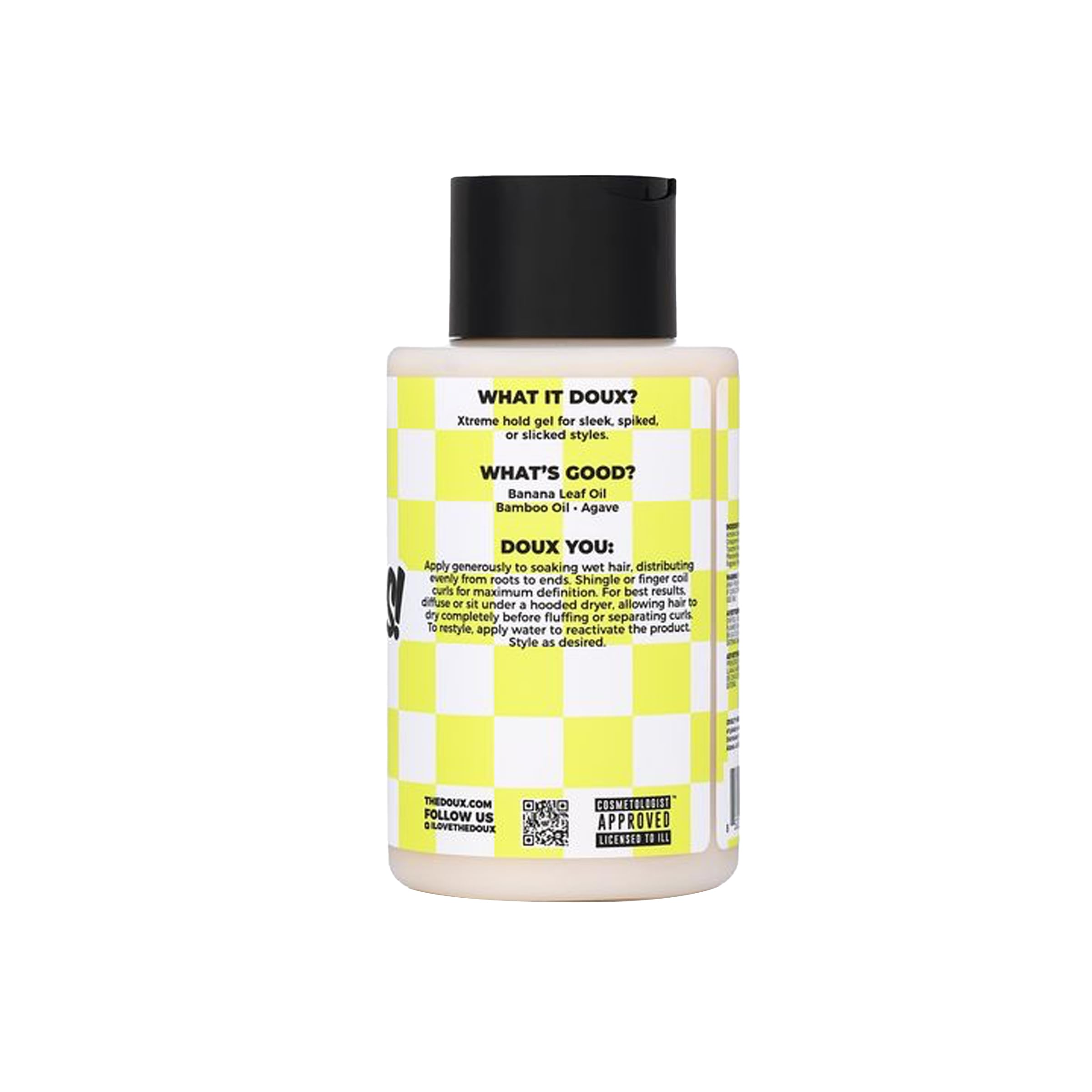 The Doux gel BANANAS textura y consistencia, detalle que facilita aplicación uniforme