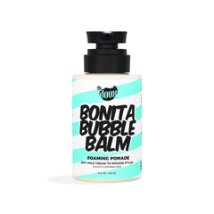 The Doux envase frontal del BONITA BUBBLE BALM mostrando diseño y beneficio de definición