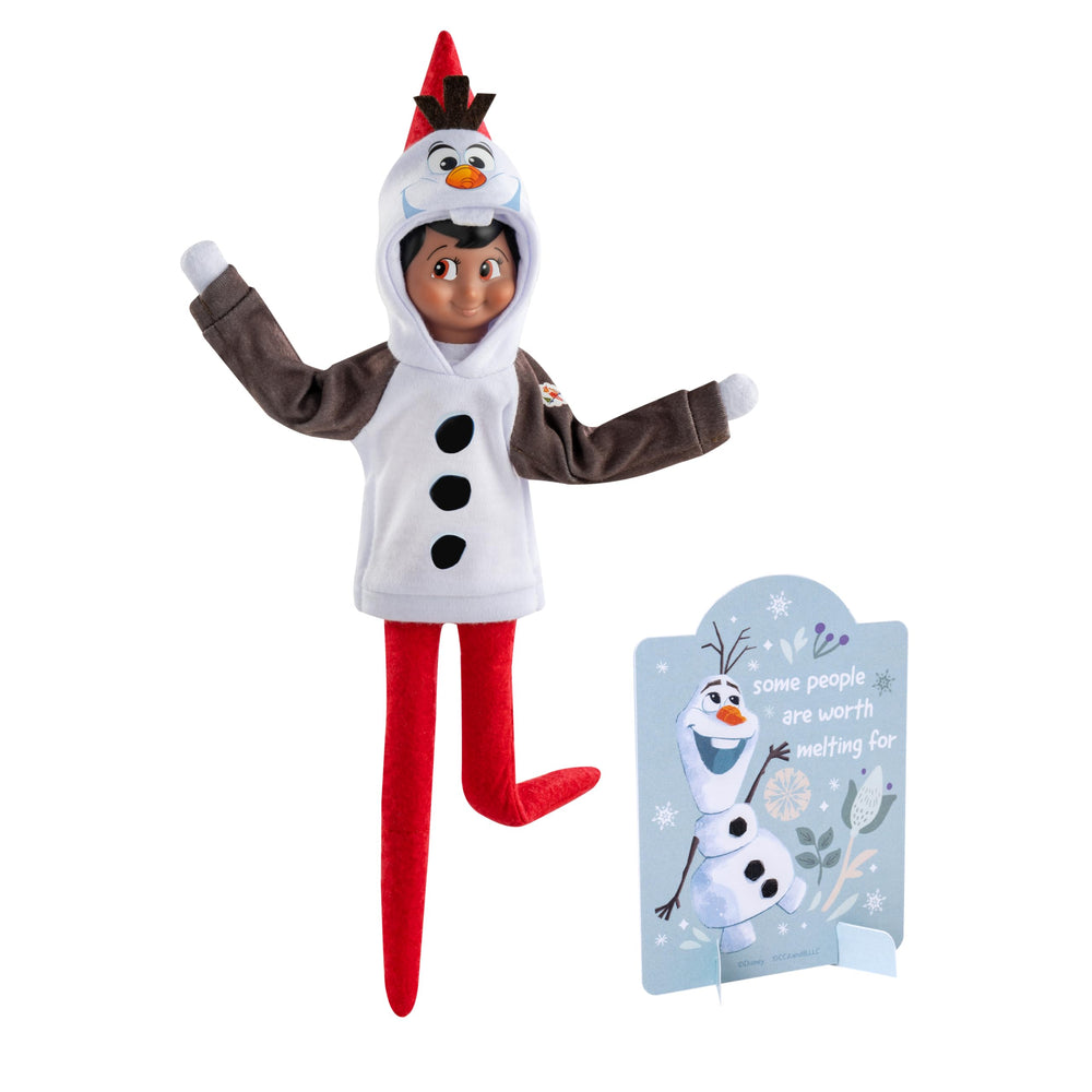 The Elf on the Shelf sudadera Olaf vista frontal agrega ternura navideña