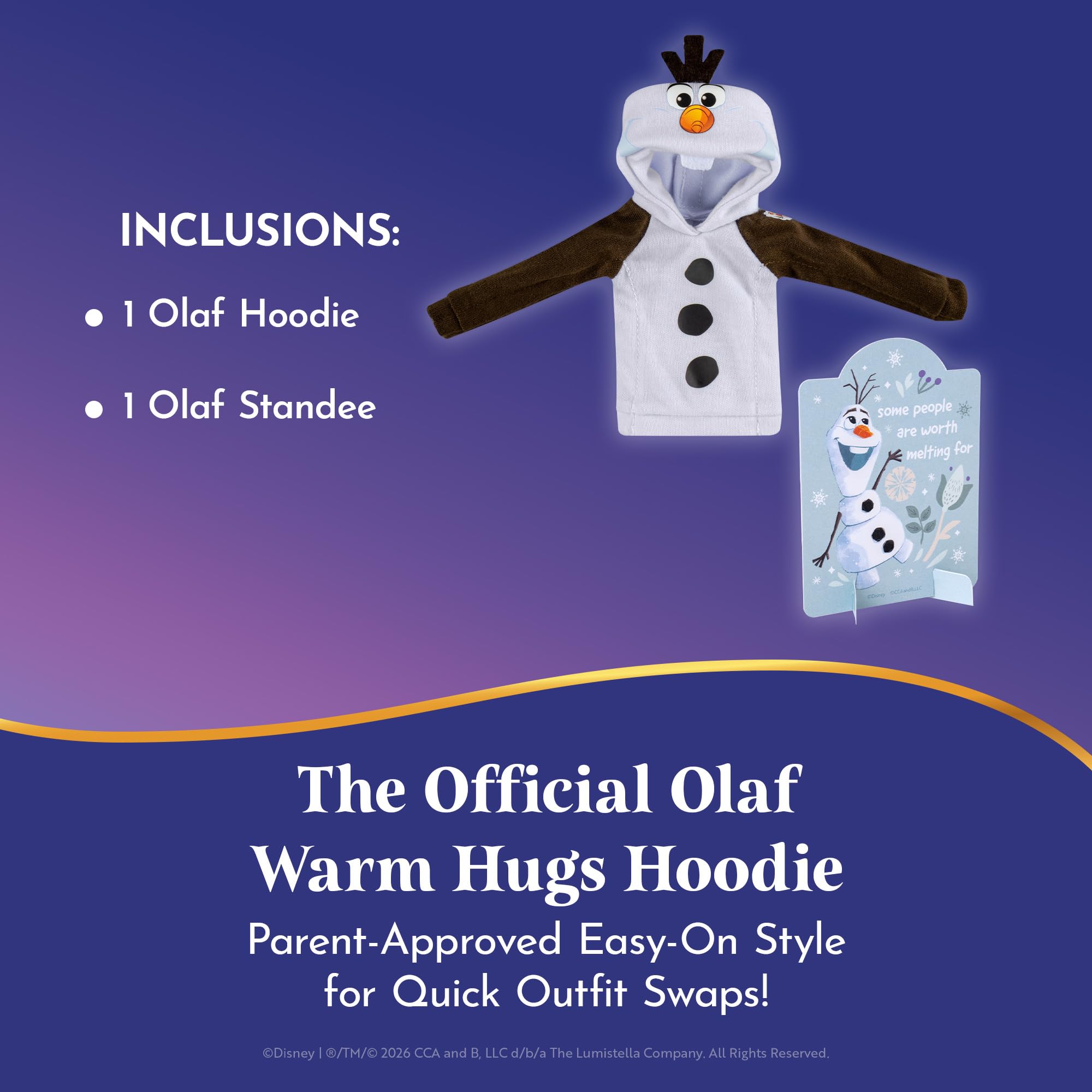 The Elf on the Shelf sudadera Olaf en decoración navideña aporta encanto festivo