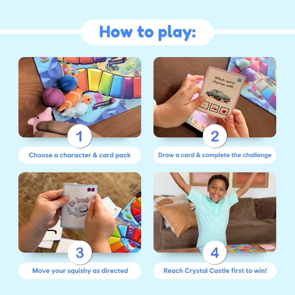 The Fidget Game mazo de tarjetas didácticas con ejercicios fonológicos claros