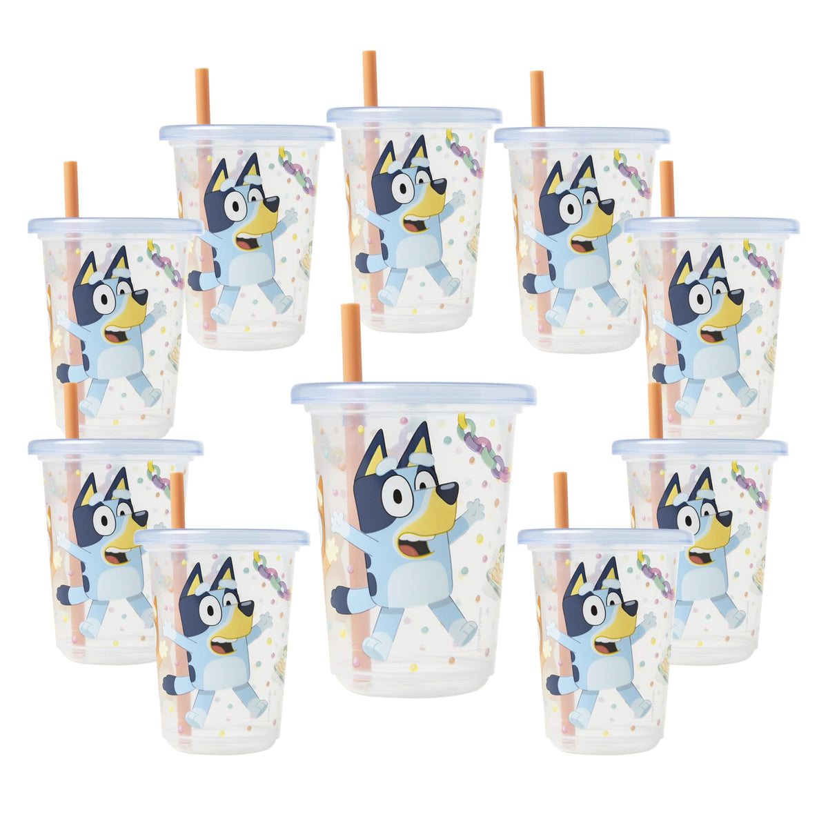 The First Years vaso Bluey frontal con personajes, diseño atractivo para niños