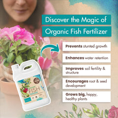 The Grow Co detalle de etiqueta con NPK 2-3-1, claridad de uso