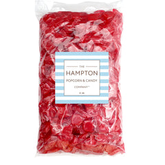 The Hampton Popcorn Company primer plano de textura y brillo de los discos