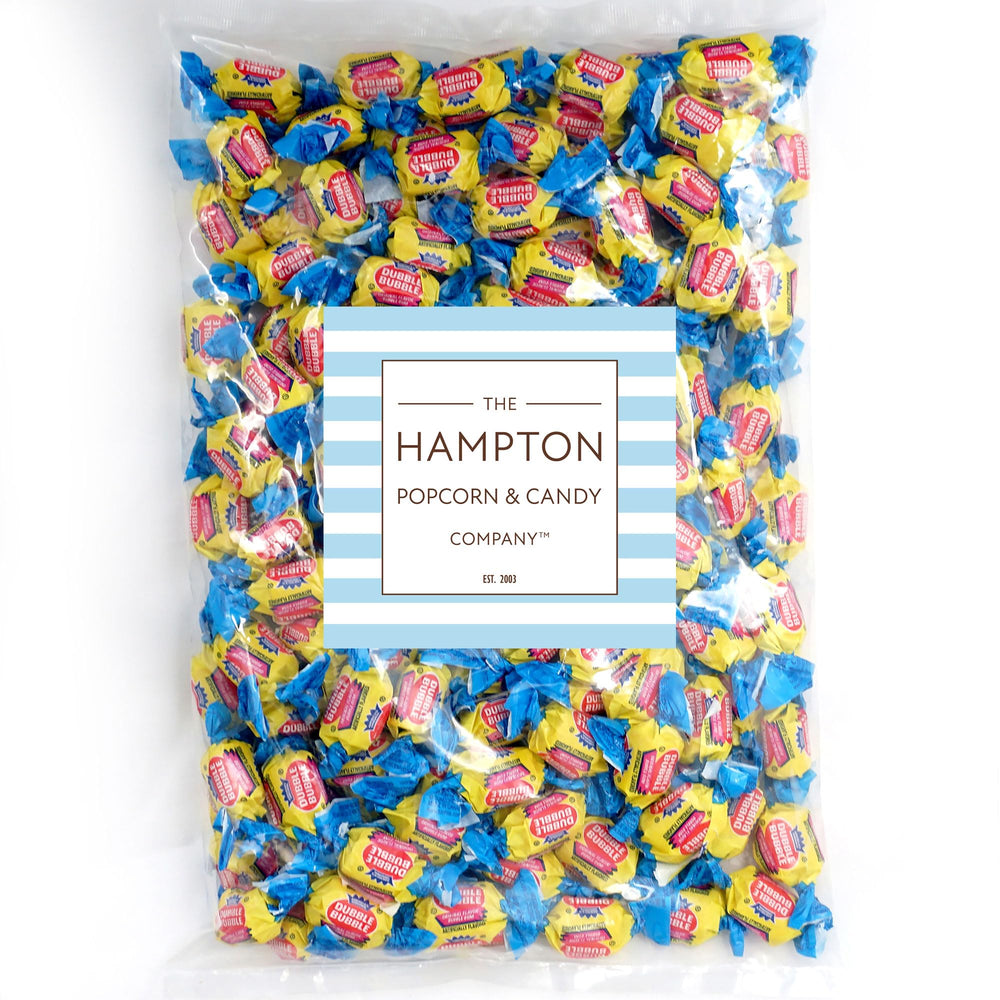The Hampton Popcorn Company primer plano textura del chicle rosa para pompas