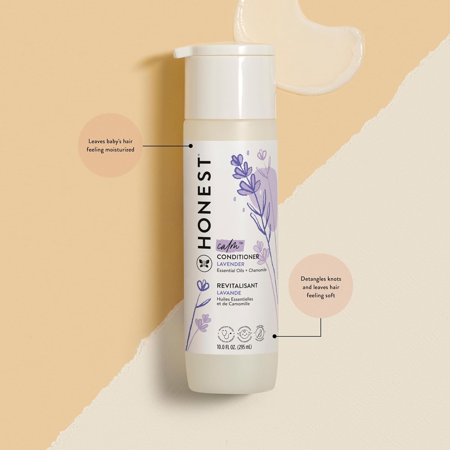 The Honest Company acondicionador desenredando y suavizando el cabello