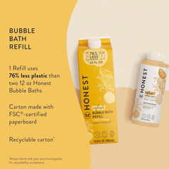 The Honest Company caja refill de 32 oz mostrando la opción eco y ahorro