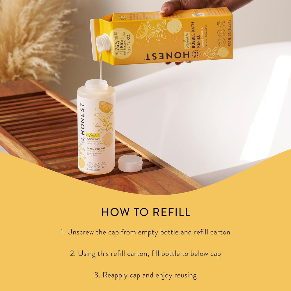 The Honest Company etiqueta con ingredientes naturales y beneficios hipoalergénicos