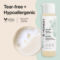 The Honest Company textura del gel suave y cremosa que limpia sin resecar