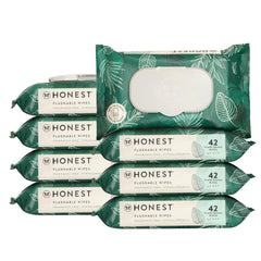 The Honest Company empaque frontal Tropical Leaves mostrando diseño y cantidad