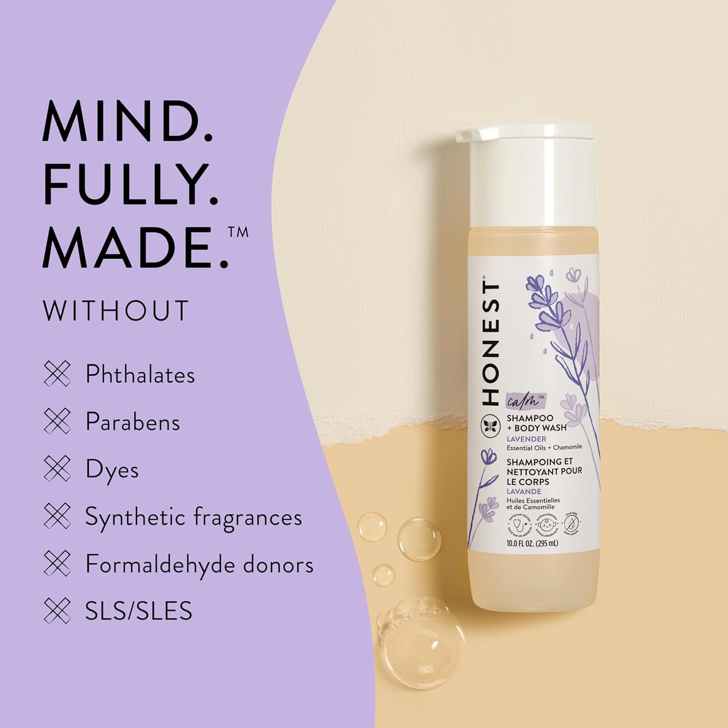 The Honest Company ingredientes manzanilla y aloe para calmar piel