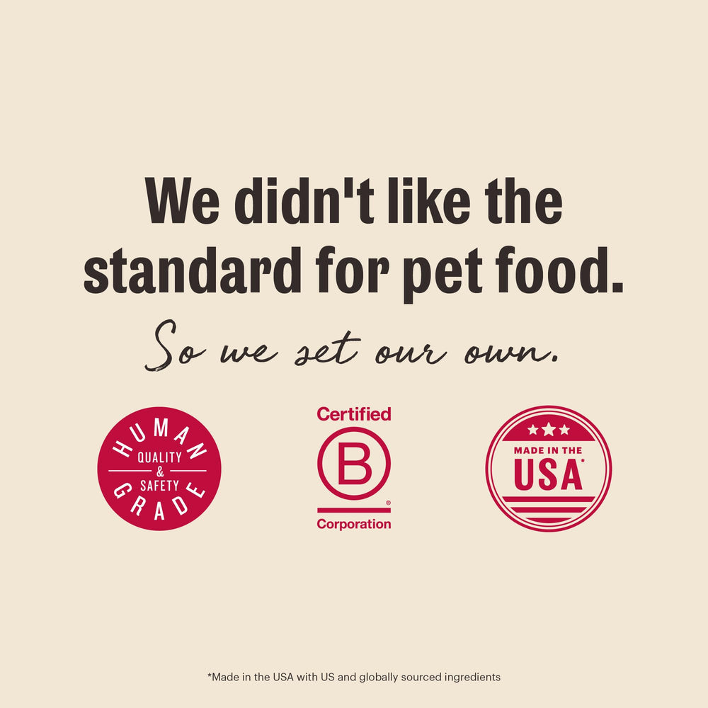 The Honest Kitchen perro y gato lamiendo cuenco, disfrute y bienestar