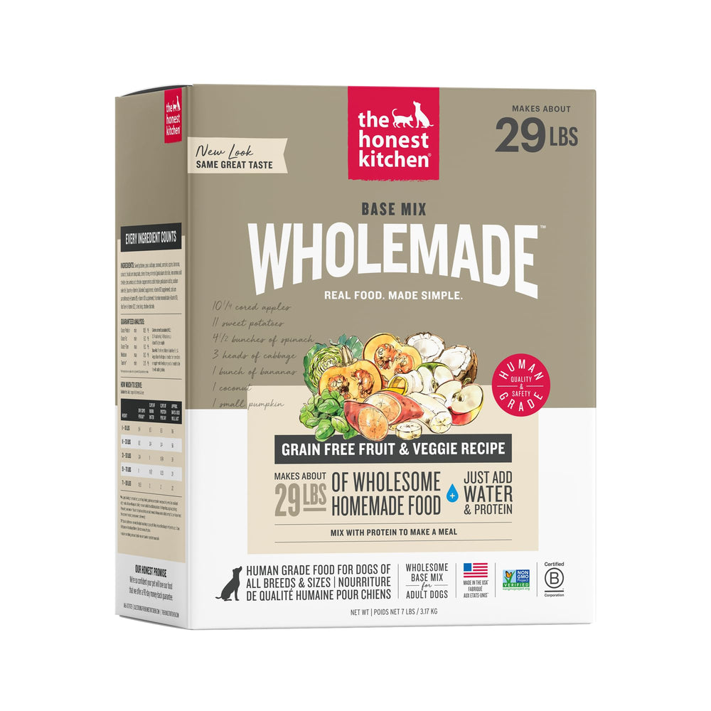 The Honest Kitchen empaque frontal visible, muestra confianza y simplicidad