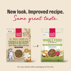 The Honest Kitchen primer plano de textura de clusters dorados que conservan nutrientes