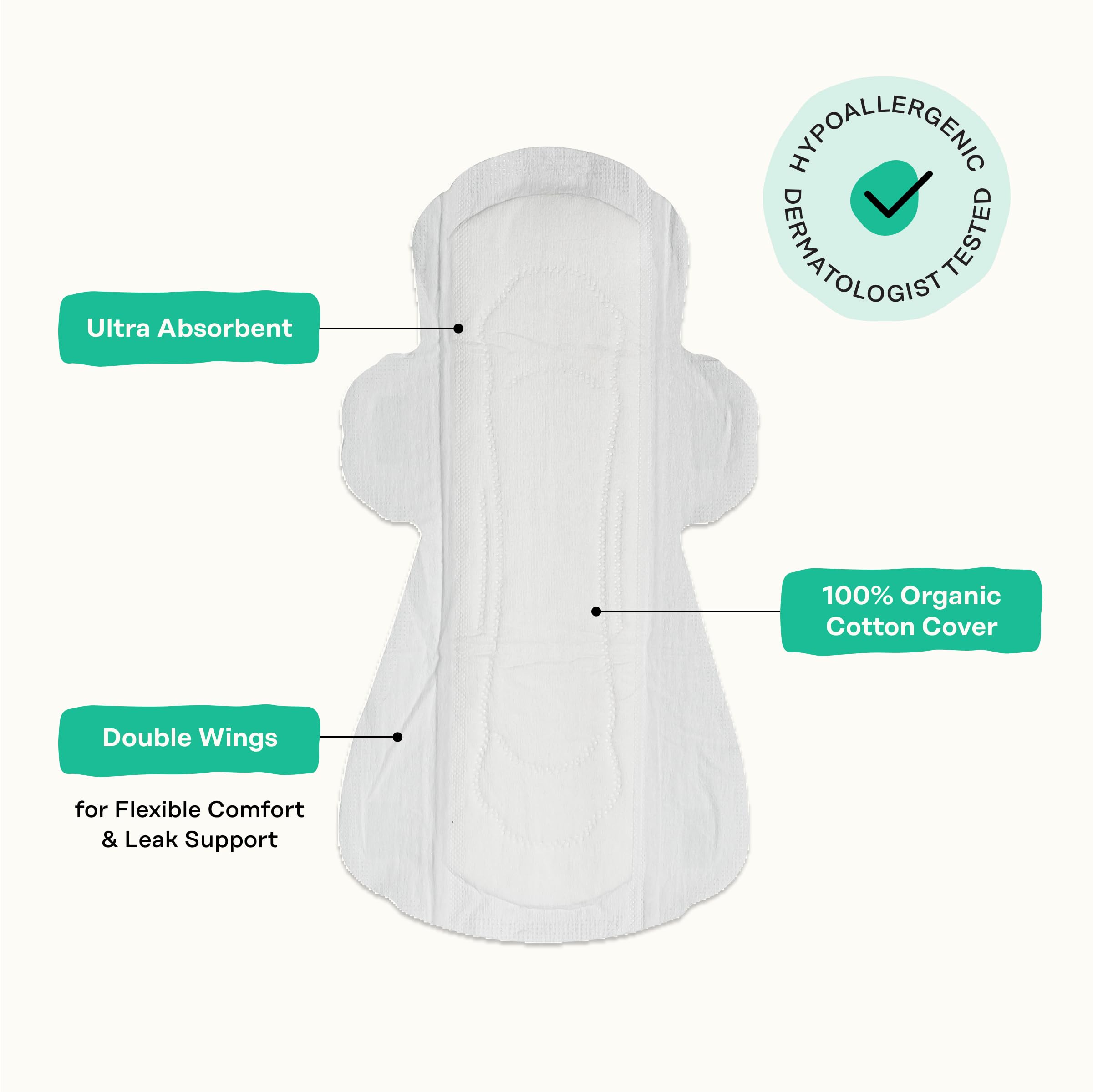 The Honey Pot Company envase del producto mostrando cantidad disponible