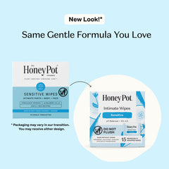 The Honey Pot Company toallita individual abierta lista para uso