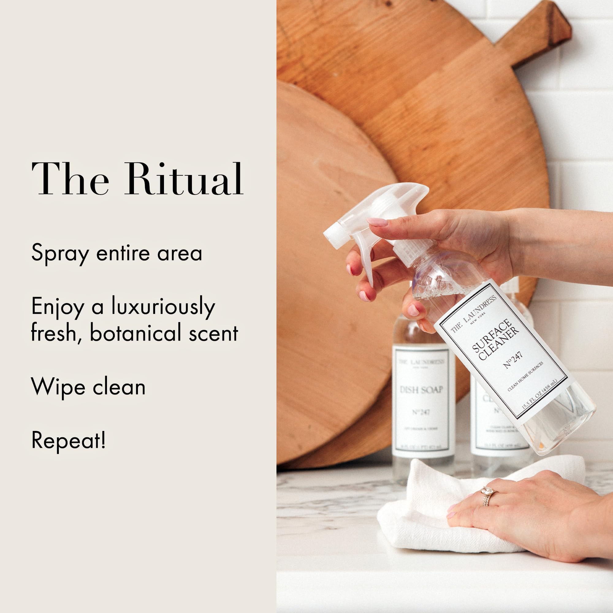 The Laundress gatillo mejorado que reduce fugas para aplicación controlada