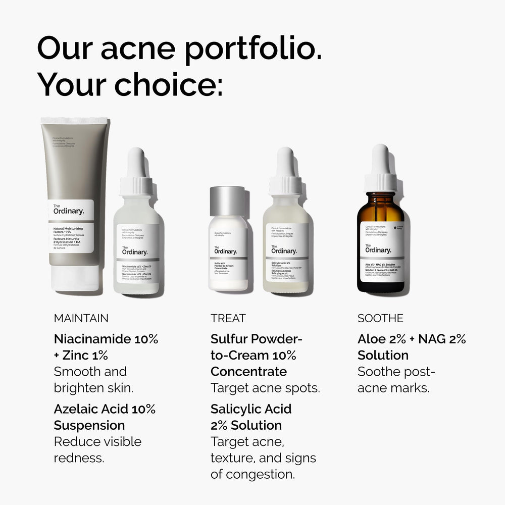 The Ordinary producto en ambiente de baño minimalista, complementa rutina diaria
