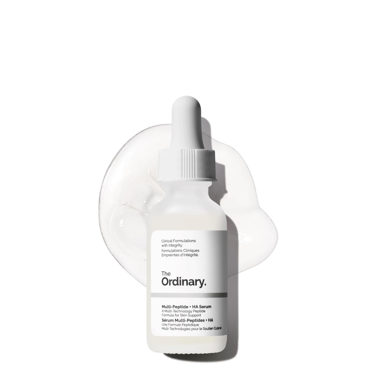 The Ordinary frasco frontal mostrando el envase y claridad del sérum