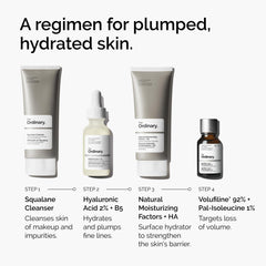 The Ordinary aplicación puntual en mejilla y contorno de ojos para volumen