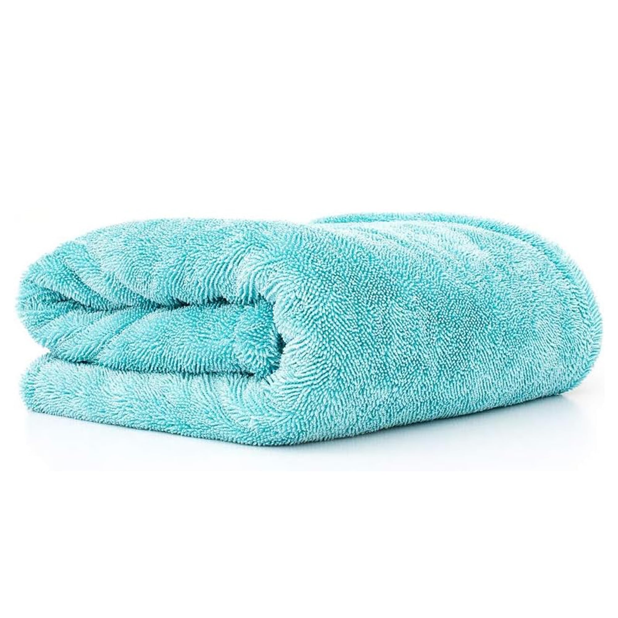 The Rag Company toalla Liquid8r frontal mostrando tamaño y color aqua