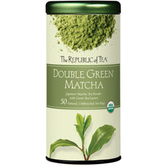 The Republic of Tea frente del empaque mostrando bolsitas orgánicas y claridad de marca