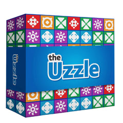 The Uzzle frente del empaquetado muestra diseño y atractividad del regalo