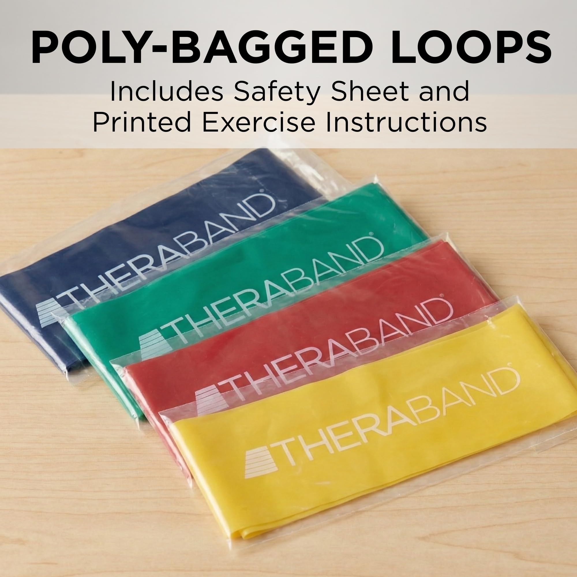 THERABAND ancho de 3 pulgadas de la banda, menos enrollamiento y confort