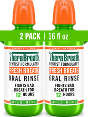 TheraBreath envase frontal mostrando el pack y beneficios