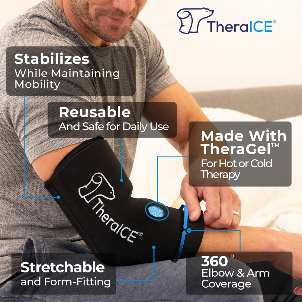 TheraICE detalle del gel flexible para ver textura y retención de frío/calor