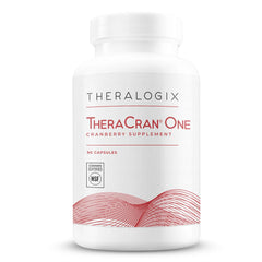 Theralogix TheraCran frente del envase que indica certificación NSF y beneficios