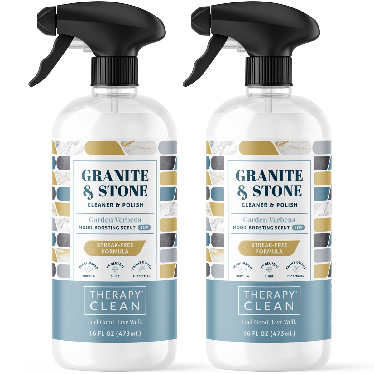 Therapy front label two-pack showing product and benefits